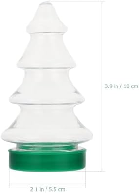 6Pcs Christmas Tree Candy Bottles for Holiday Treats