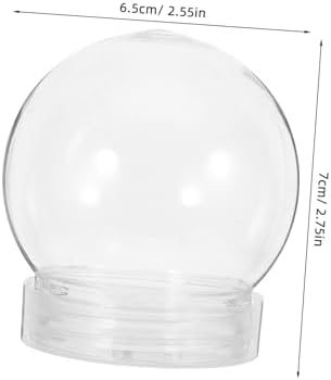 Luxshiny 10PCS 140ml Plastic Candy Jars with Lids