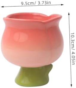 Ceramic Dessert Cup with Footed Design