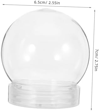 STOBAZA 10pcs Modern Light Bulb Shaped Candy Jars with Lids