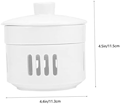 Cubilose Pot Ceramic Stew Bowl with Heating Base