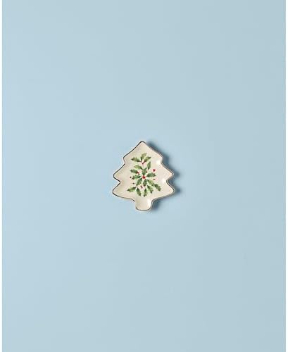 Lenox 879592 Holiday Tree Shaped Party Plate