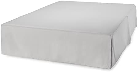 Amazon Basics Light Grey Full Bed Skirt