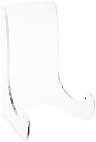 Plymor Clear Acrylic Flat Back Easel with Shallow Support Ledges