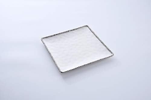 Pampa Bay Salerno 10-12 Inch Square Porcelain Dinner Plate