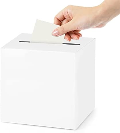 White Card Box for Wedding Reception and Party Decorations