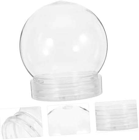 STOBAZA 10pcs Modern Light Bulb Shaped Candy Jars with Lids
