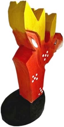 Tang Song Creative Elk Wood Sculpture Eyeglass Holder