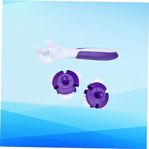 9 Pcs Purple Cake Baking Roller Reusable Pastry Cutter Tool