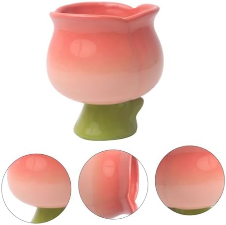Ceramic Dessert Cup with Footed Design