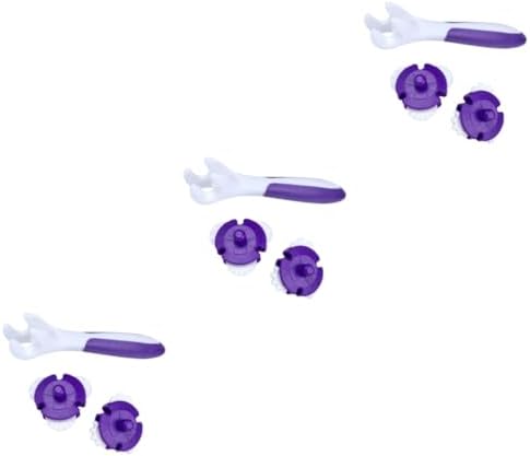 9 Pcs Purple Cake Baking Roller Reusable Pastry Cutter Tool