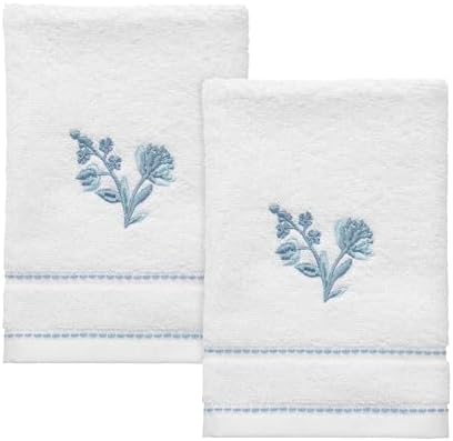 IZOD Fingertip Towels Set of 2 Mystic Collection White