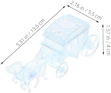 PRETYZOOM Carriage Shaped Candy Holders for Weddings and Parties