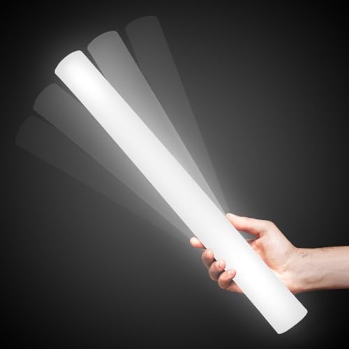 LED Foam Sticks 12 Pack 16-Inch 3 Light Modes