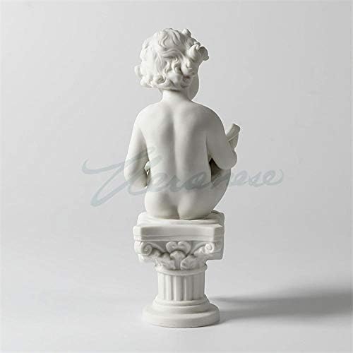 Abstract Baby Art Sculpture Reading Boy Statue Ceramic Decor