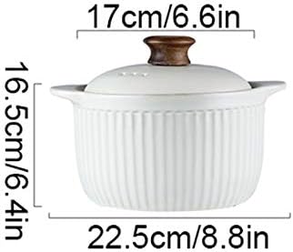 SISWIM 18L Gold Ceramic Stock Pot with Lid