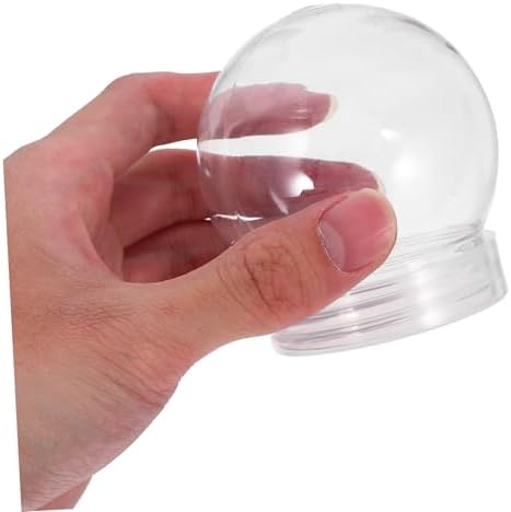 Magiclulu 10pcs Plastic Candy Jars with Lids for Party Favors