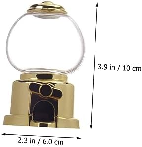 Healifty 8pc Manual Gumball Machine Candy Dispenser