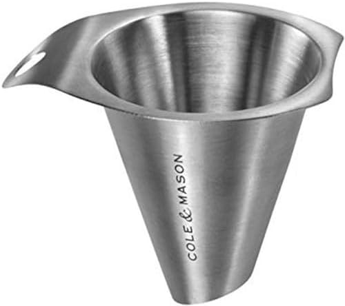 Cole Mason Salt and Pepper Funnel Stainless Steel