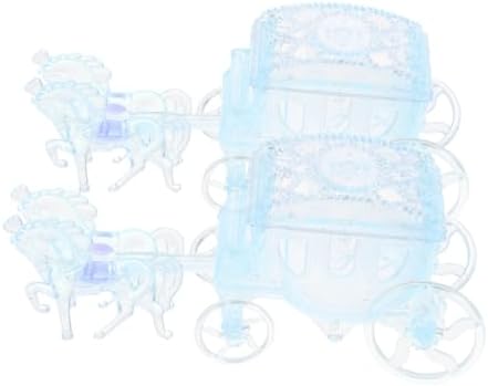 PRETYZOOM Carriage Shaped Candy Holders for Weddings and Parties