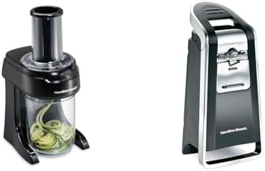 Hamilton Beach 3-in-1 Spiralizer Slicer and Can Opener