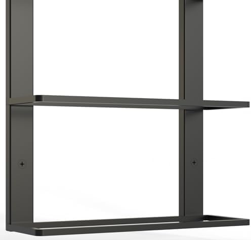 TheRackCo Wall Series Double Frame Wine Rack 9 Bottles Free Opener