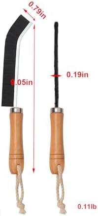 LAMSEA 2 Pcs Hard Bristle Crevice Cleaning Brush