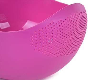 Mintra Home Rice Colander Fuchsia - 12 Inch Strainer