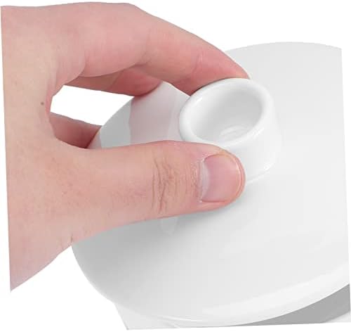 Ceramic Stew Pot Lid with Heating Base Soup Bowl Set