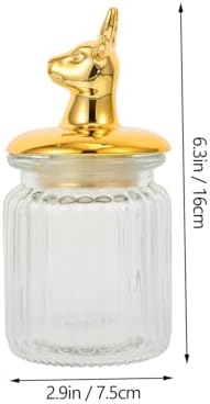 2pcs European Style Animal Glass Storage Jars for Wedding Favors