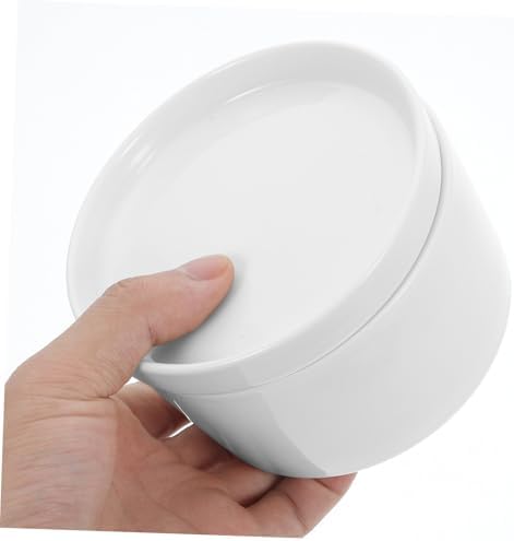 PRETYZOOM Practical Ceramic Soup Bowl Lid Steamer
