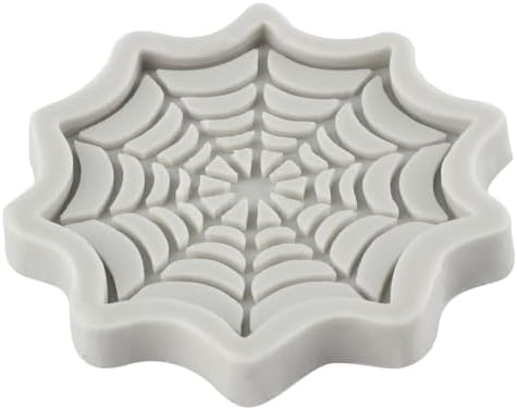 Spider Web Silicone Fondant Mold for Cake Decor