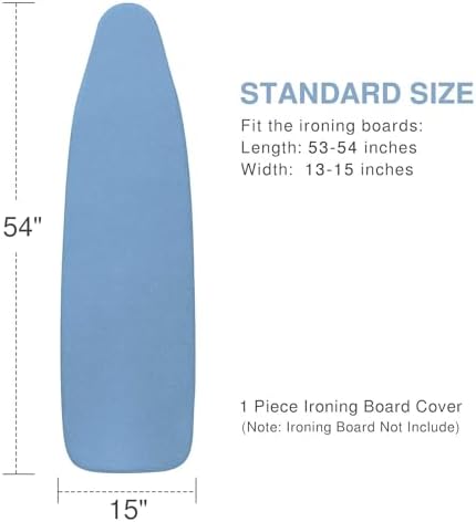 VividPaw Ironing Board Cover Pad Blue 15x54