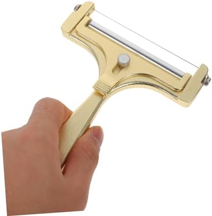 1 Set Golden Aluminum Cheese Slicer with Cutting Tools