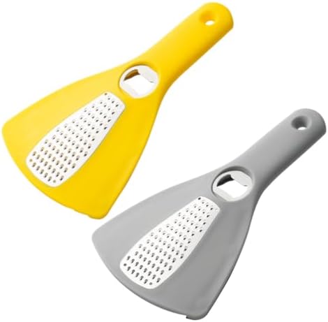 Luxshiny 2pcs 3 in 1 Can Opener Jar Opener Cheese Grater