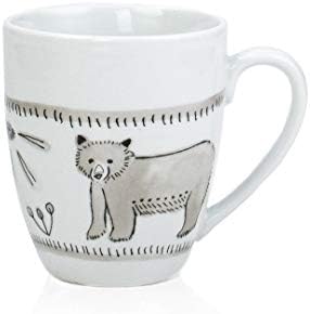 Everything Kitchens 16-Piece Dinnerware Set with Mugs Bear With Me