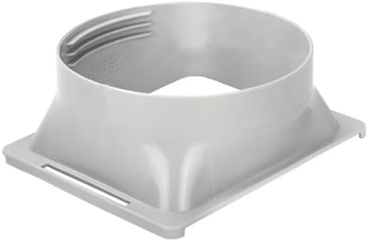 59 Inch Portable Air Conditioner Hose Adapter Square to Round Window Coupler