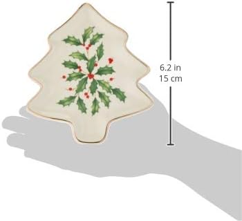 Lenox 879592 Holiday Tree Shaped Party Plate
