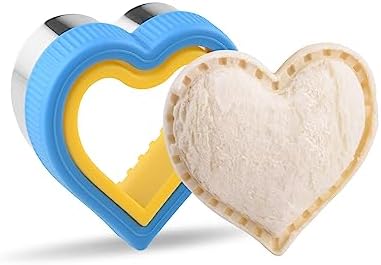 Heart Uncrustable Sandwich Maker with 6 Shapes