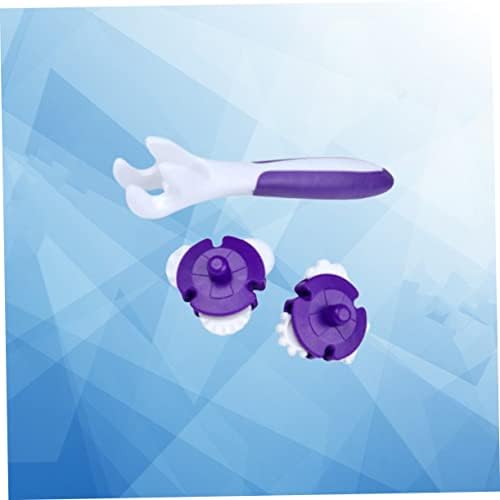 9 Pcs Purple Cake Baking Roller Reusable Pastry Cutter Tool