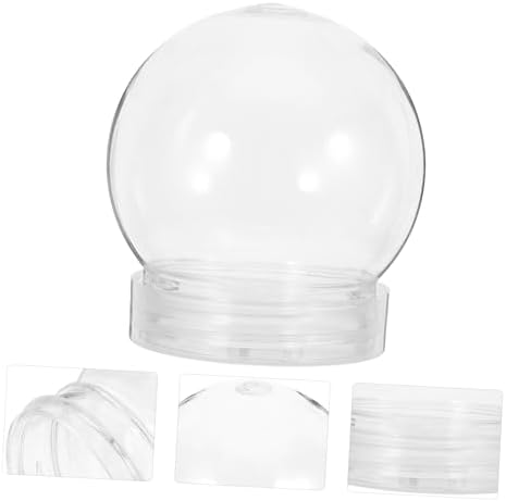 Luxshiny 10PCS 140ml Plastic Candy Jars with Lids