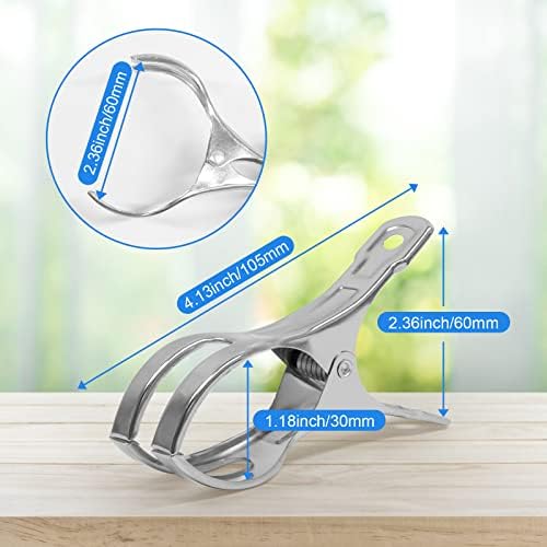 Coideal Beach Towel Clips - 10 Pack Heavy Duty Metal Clamps