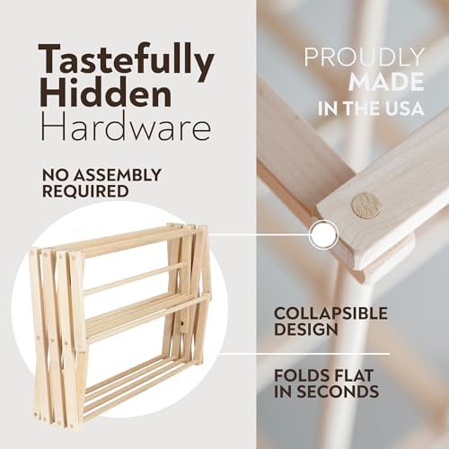 Pennsylvania Woodworks Extra Large Folding Drying Rack