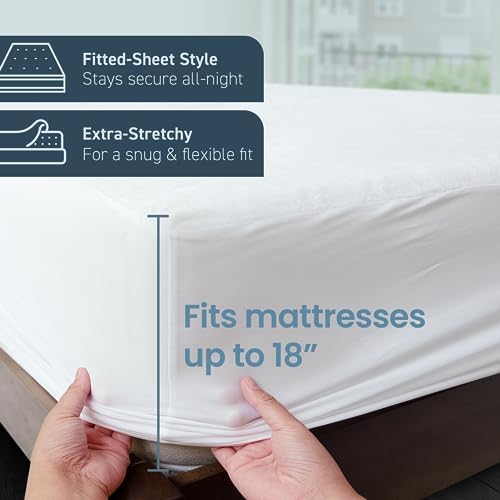 SafeRest Waterproof Twin XL Mattress Protector