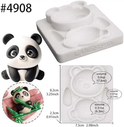 FUNSHOWCASE Panda Bear Fondant Mold 27 Inches Tall