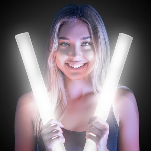 LED Foam Sticks 12 Pack 16-Inch 3 Light Modes