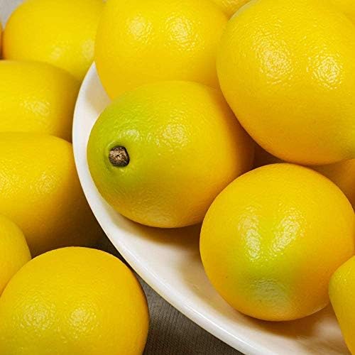 Winlyn 28 Pcs Artificial Lemon and Lime Set