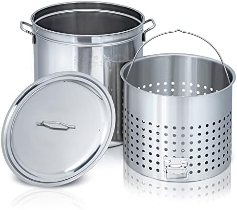 Chefs Secret 82 Quart Stockpot with Basket