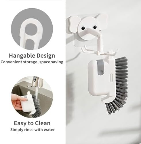 3 in 1 Window Cleaning Brush with Tweezers