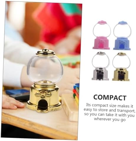 4pcs Manual Gumball Machine Candy Dispenser for Parties and Events